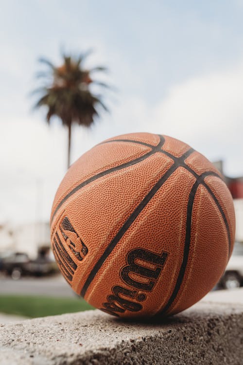 Photograph of a Brown Basketball