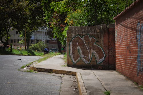 Immagine gratuita di arte di strada, graffiti, muro di mattoni