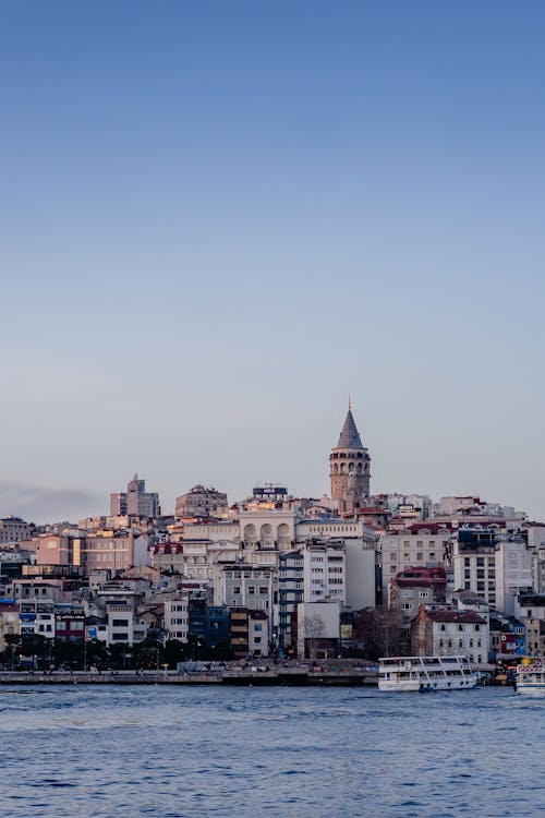 Skyline of Istanbul with the View of the Galata Tower 