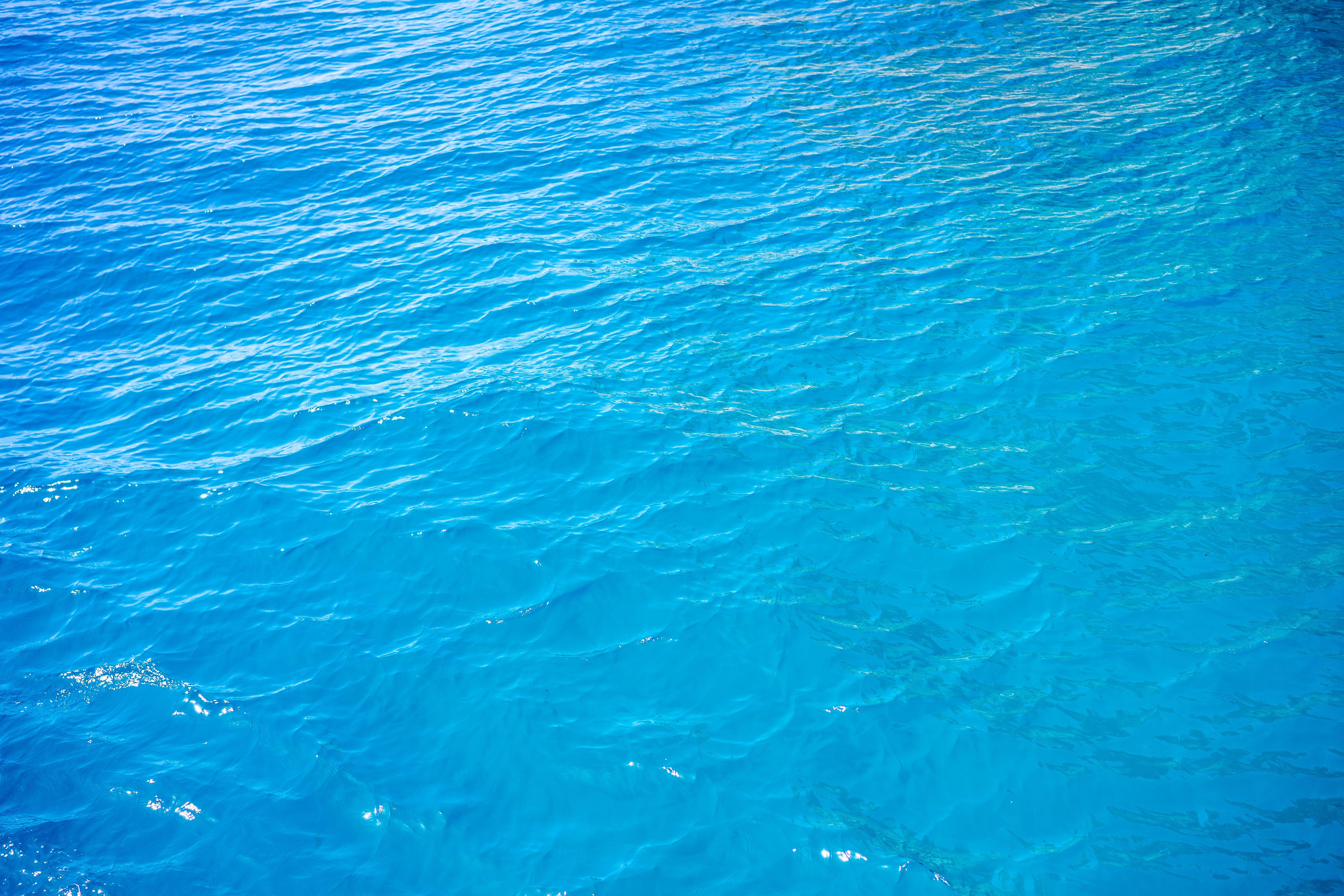 warm tropical ocean