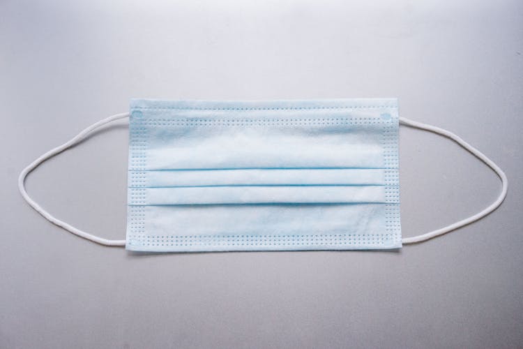 Close-up Of A Surgical Mask