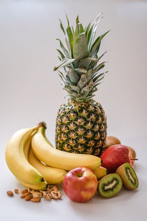 Fruits on a White Background