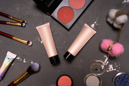 Immagine gratuita di cosmetici, flat lay, make-up