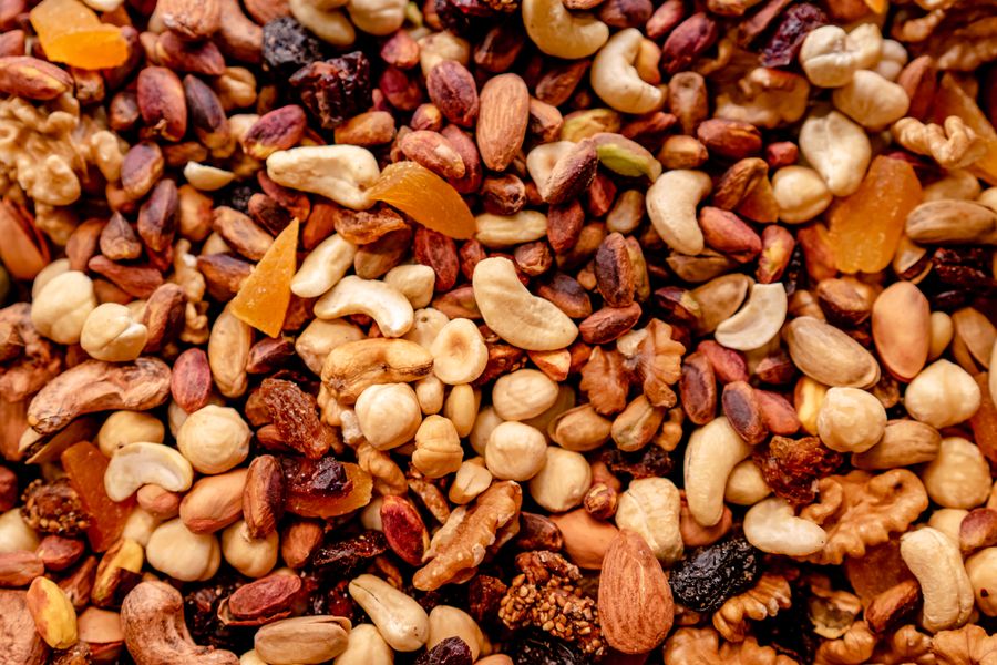 Nuts & Dried Fruit ingredients