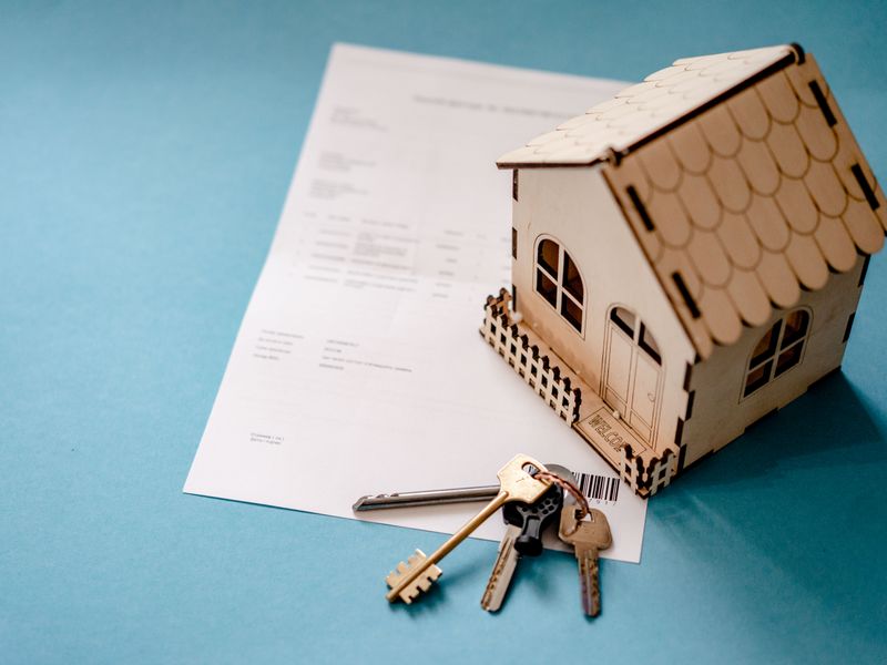 Property documents and keys at completion