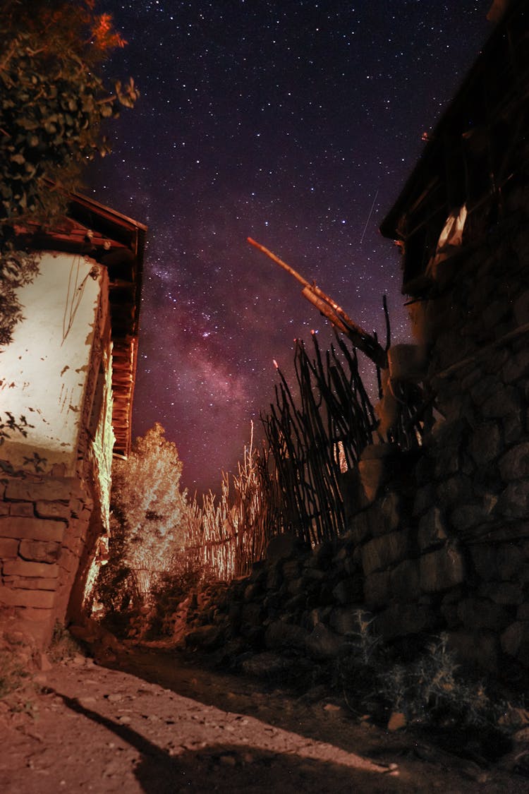 Stars Above A Village