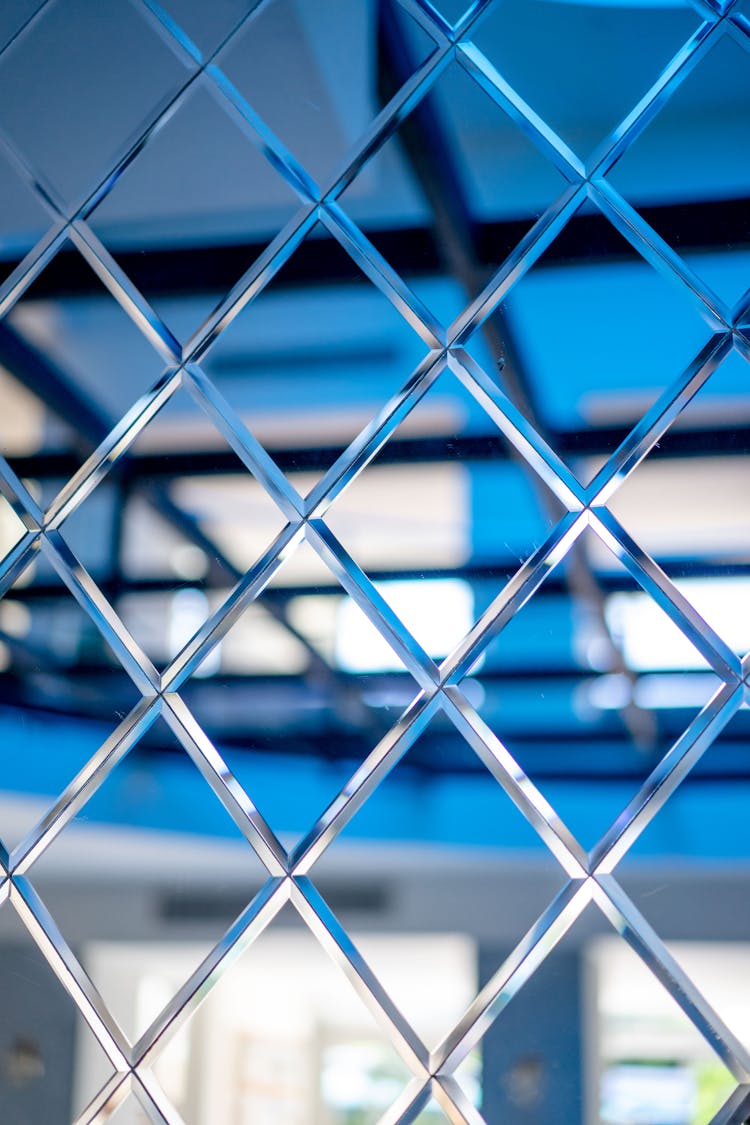 Close-up Of A Steel Fence 