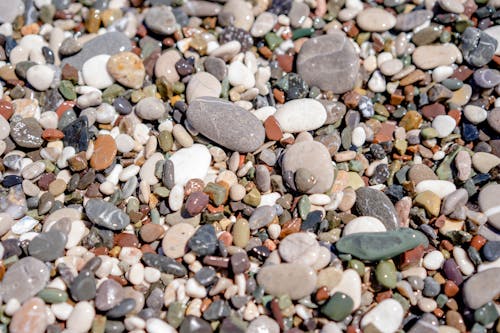 Stones and Pebbles on the Beach