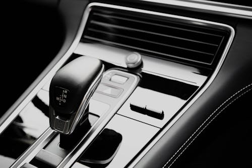 Photo of an Automatic Gearbox Inside a Luxurious Car