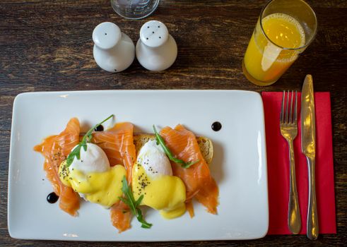 Breakfast — Smoked Salmon & Eggs