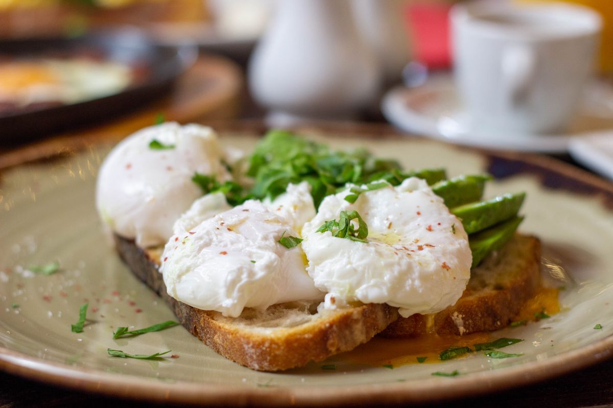 Poached eggs