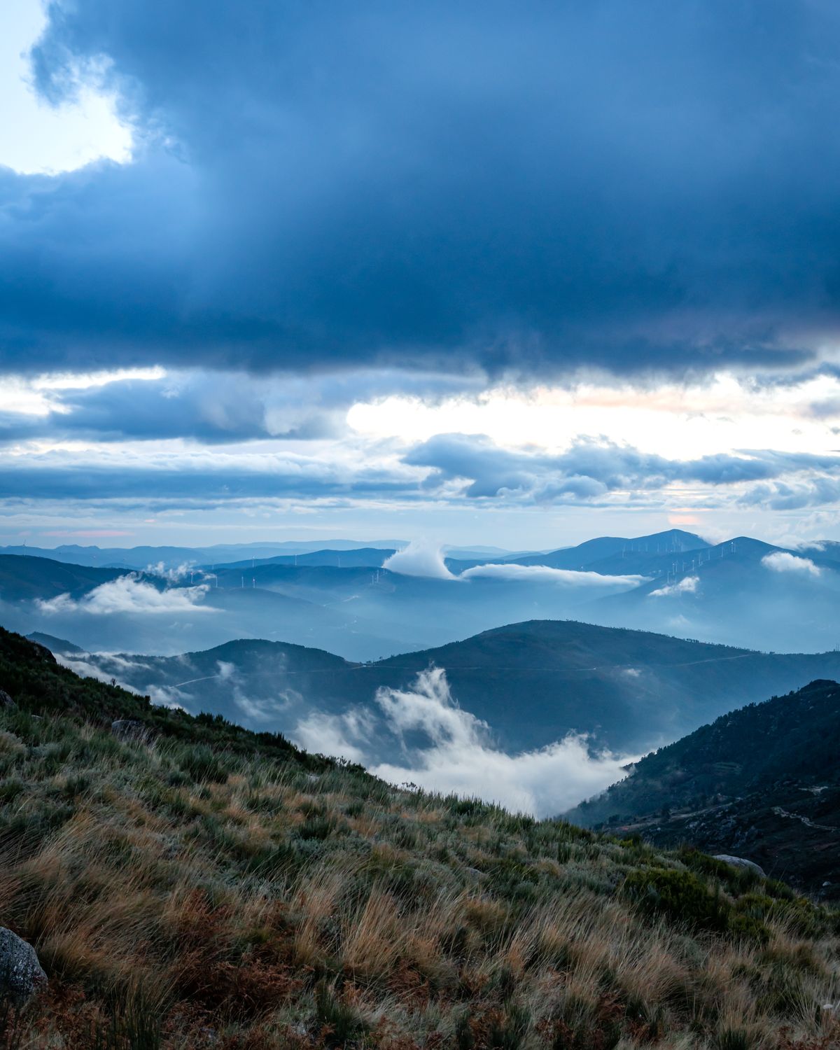 A Mountains Under the Blue Cloudy Sky · Free Stock Photo