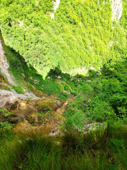 Kostenloses Stock Foto zu berge, berggipfel, grün