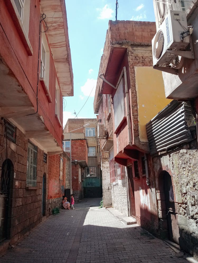 Narrow Alley In Town