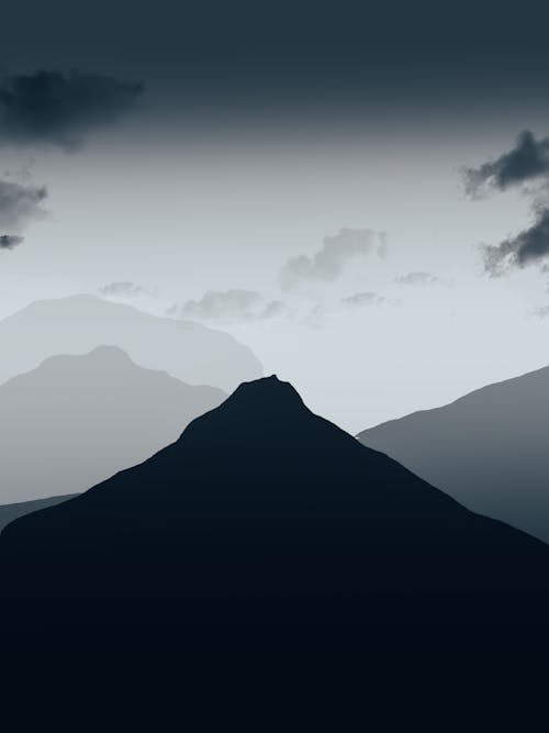 Silhouette of Dark Mountain