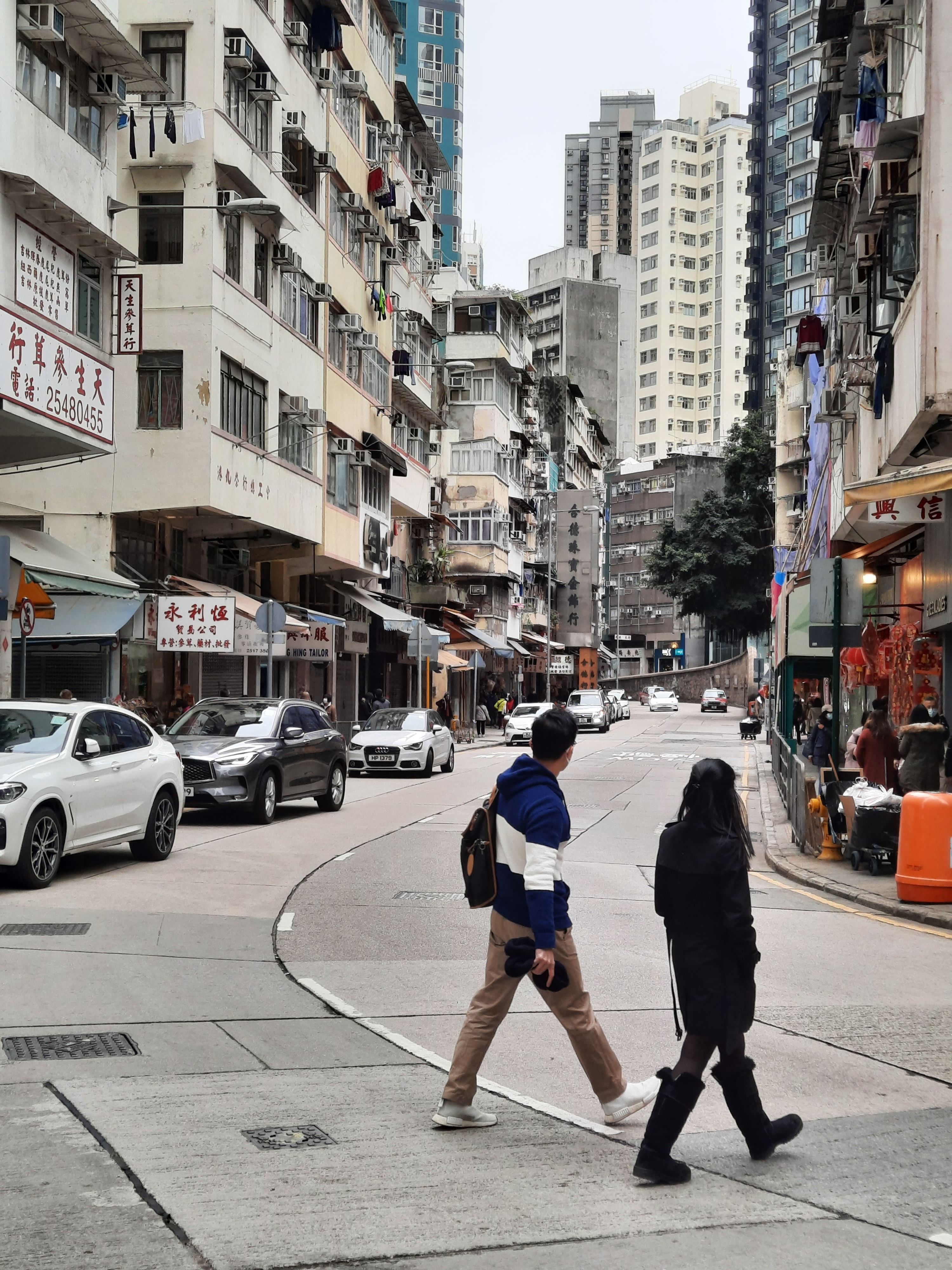 Two Girls on a City Street · Free Stock Photo