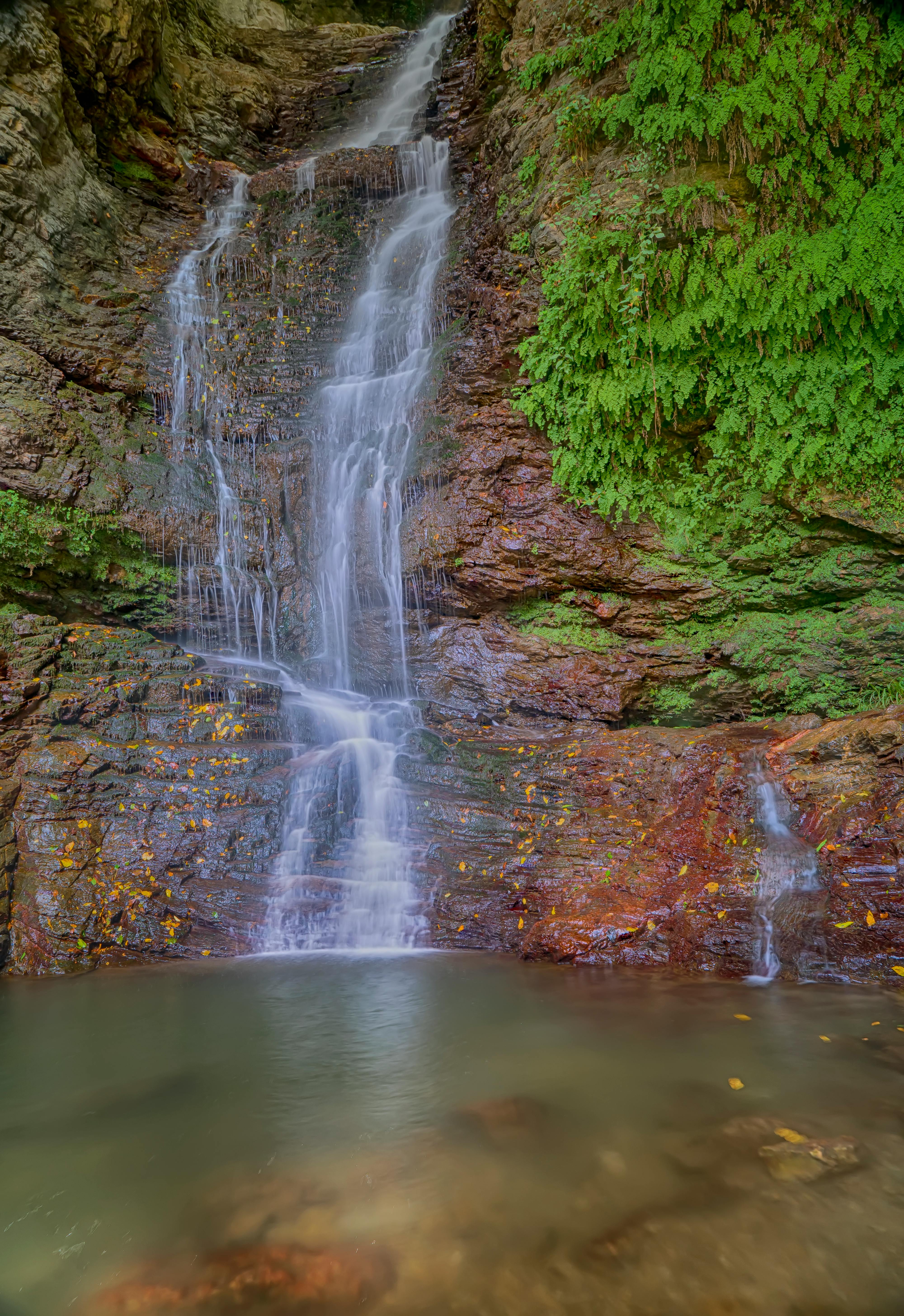 waterfalls in long exposure photography