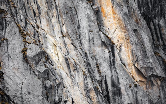 Close-up of rugged rock formation showcasing natural texture and layers, Italy.
