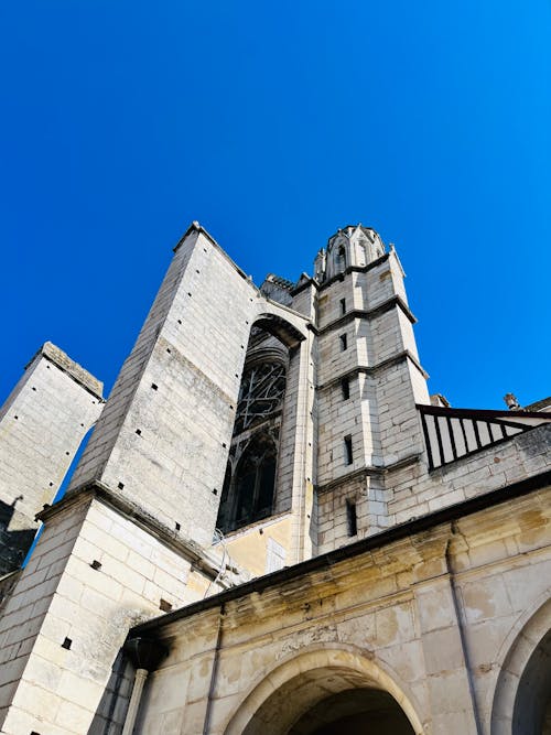 僧院, 哥特式建筑, 垂直拍摄 的 免费素材图片
