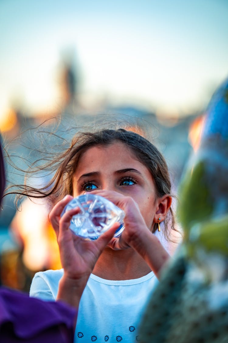 Girl Drinking Water