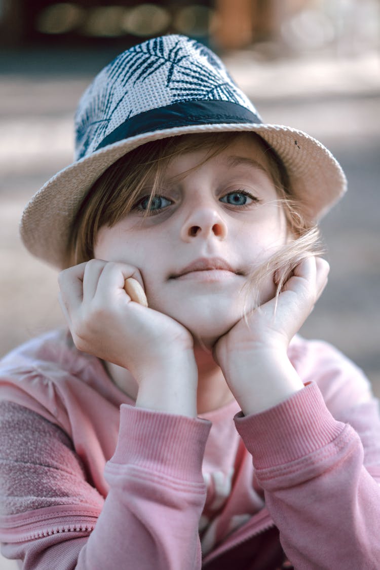 Portrait Of A Girl With A Hat