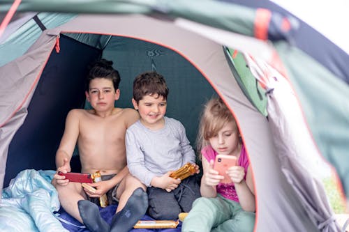 Základová fotografie zdarma na téma chytré telefony, děti, dovolená