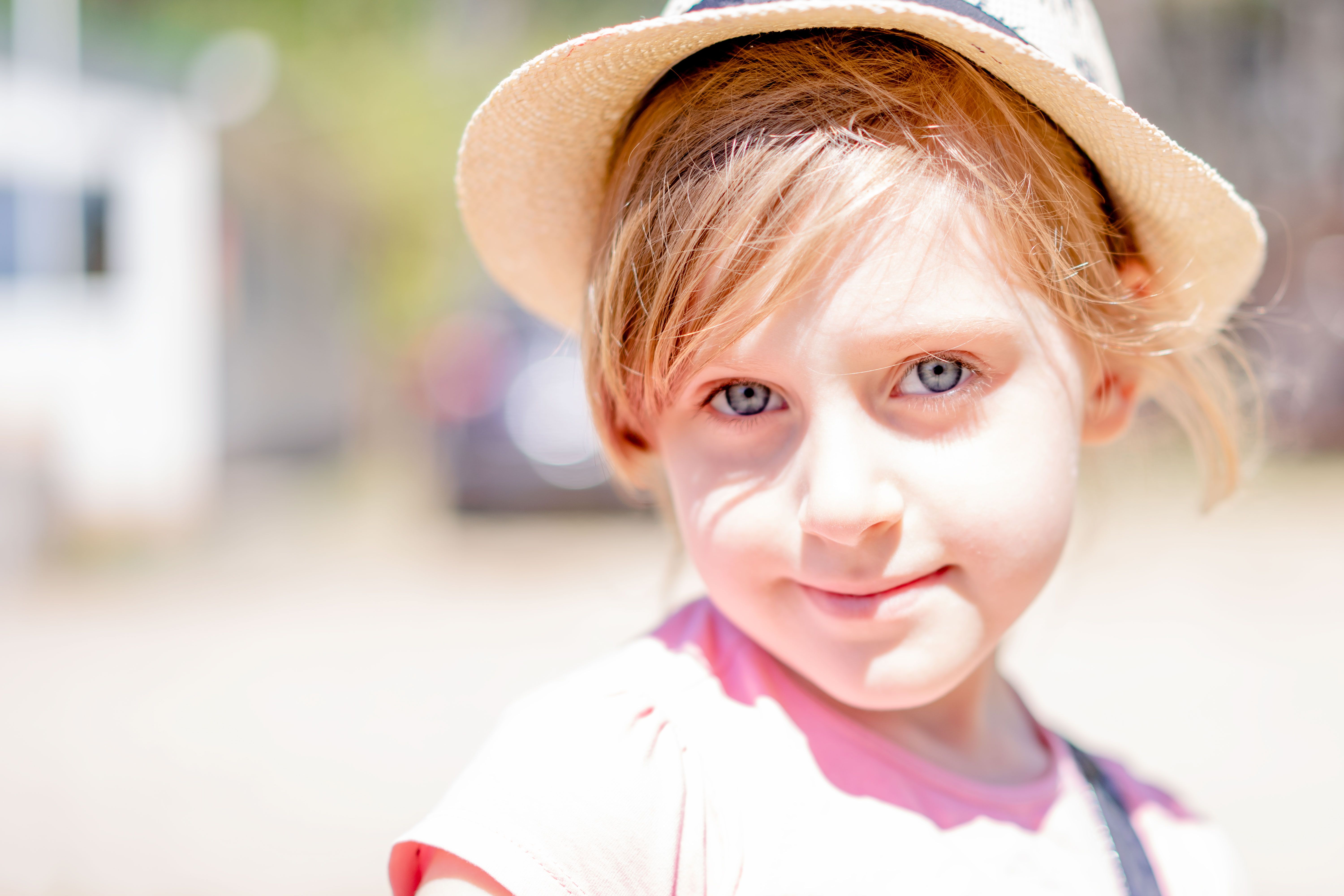 Portrait of a Girl Wearing a Hat · Free Stock Photo