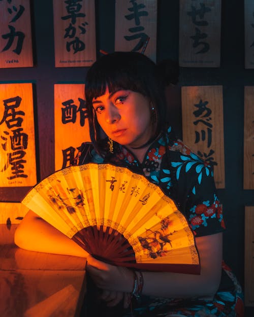 Kostenloses Stock Foto zu festhalten, frau, japanisch