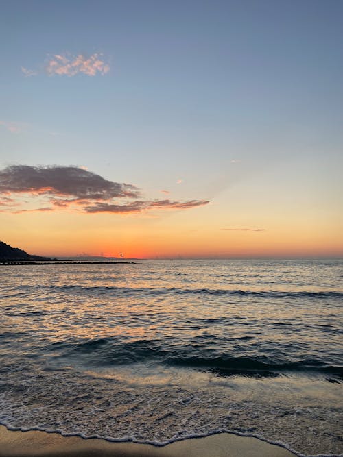 Body of Water During Sunset