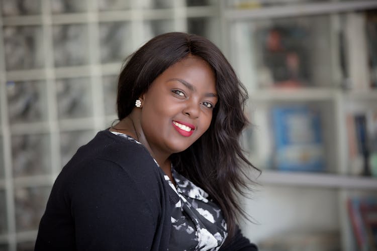 Portrait Of Smiling Woman In Office