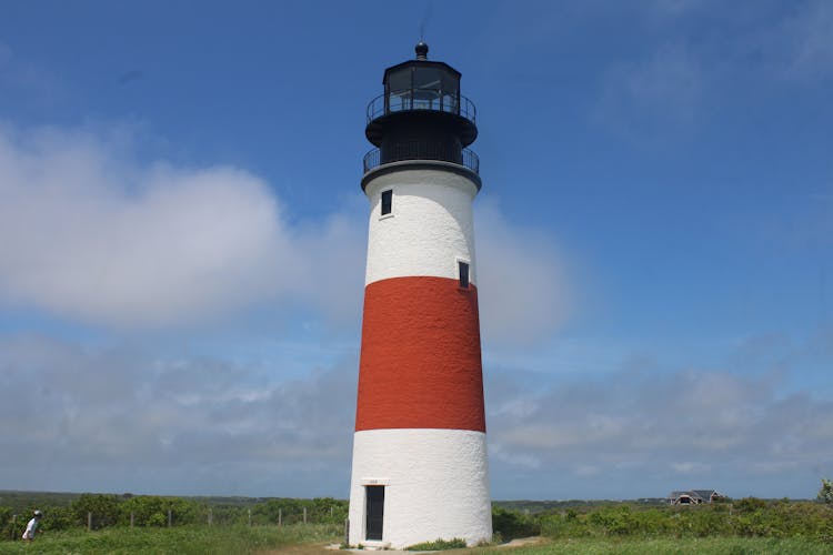 The Sankaty Head Lighthouse In Nantucket Island