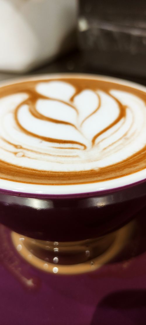 Free mocha art  Stock Photo
