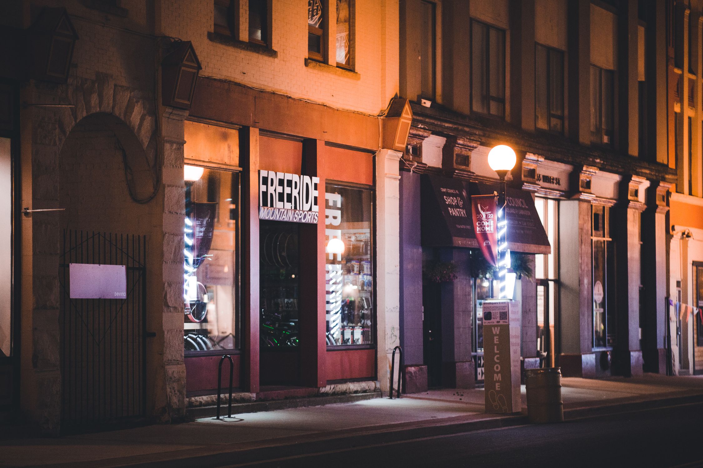 Store Front during Nighttime · Free Stock Photo