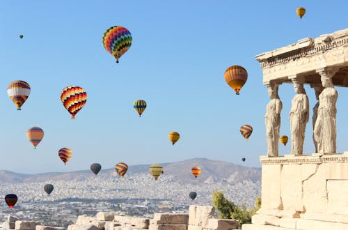 Ingyenes stockfotó akropolisz, Athén, ballon témában