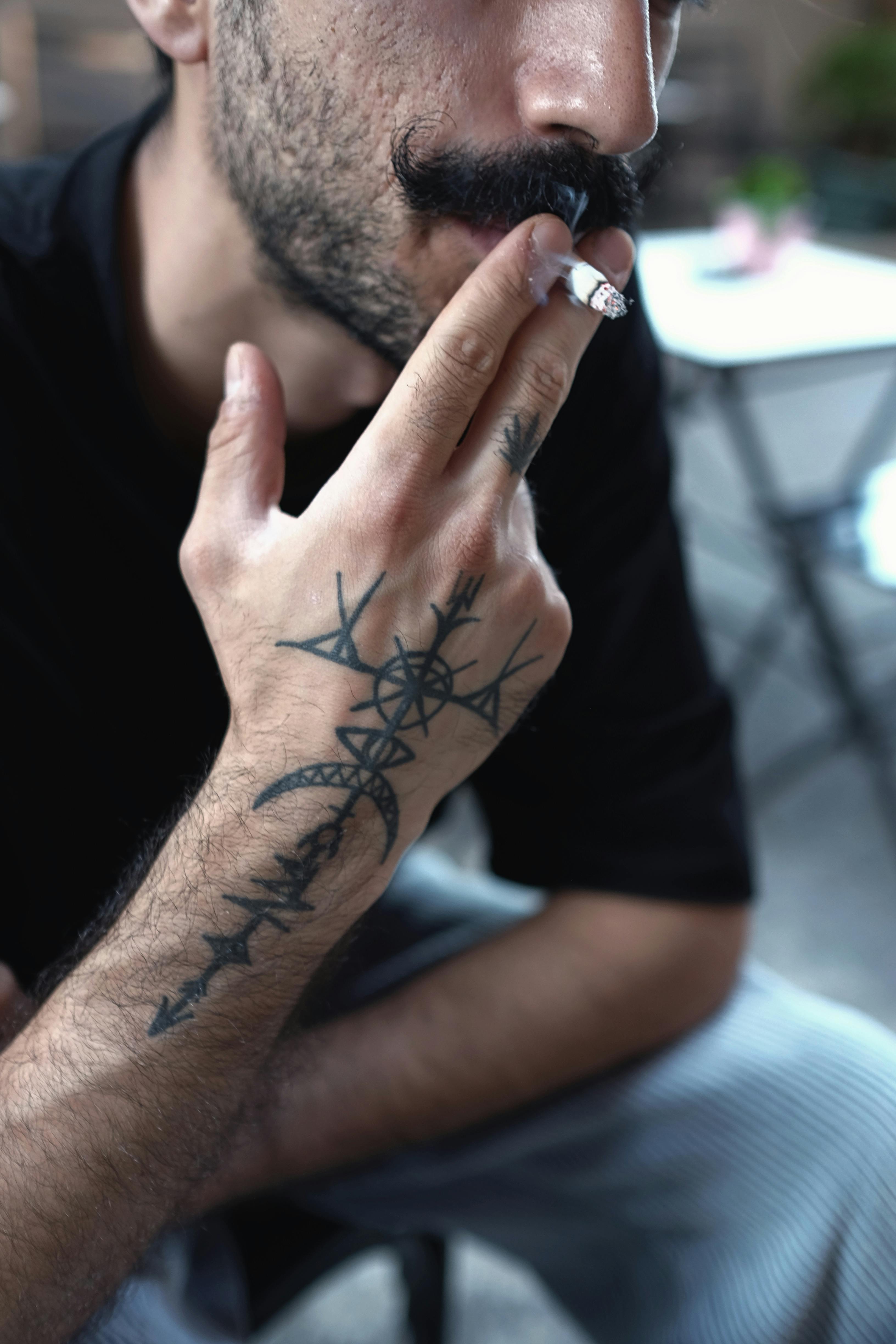 Smoking Tattoos | 4 Custom Smoking Tattoo Designs