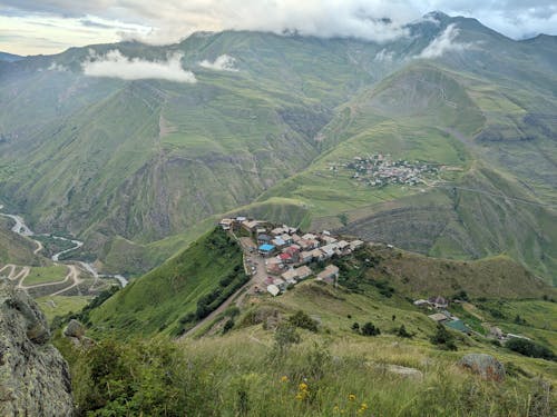 ドローン撮影, 地形, 山岳の無料の写真素材