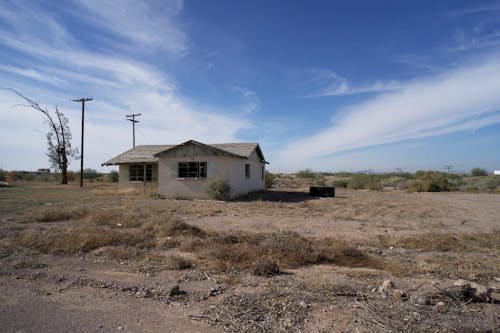 Abandoned Building in a Desert