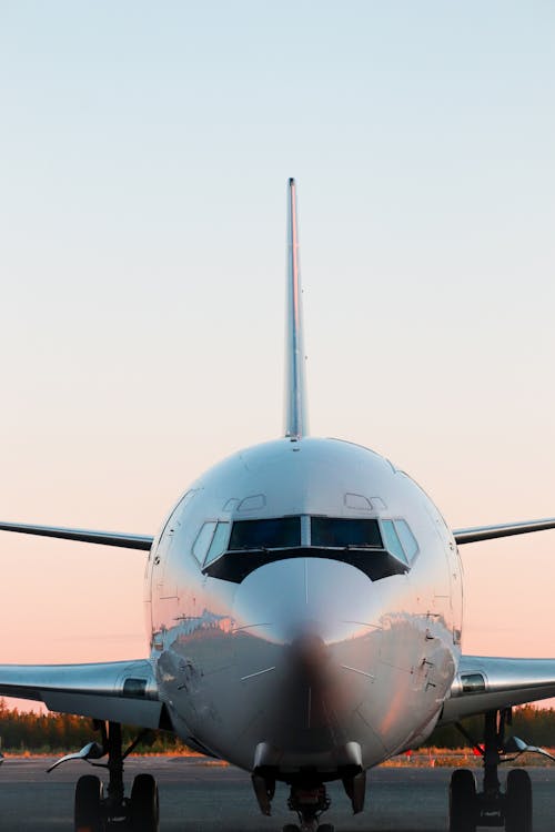 Close Up Photo of an Airplane