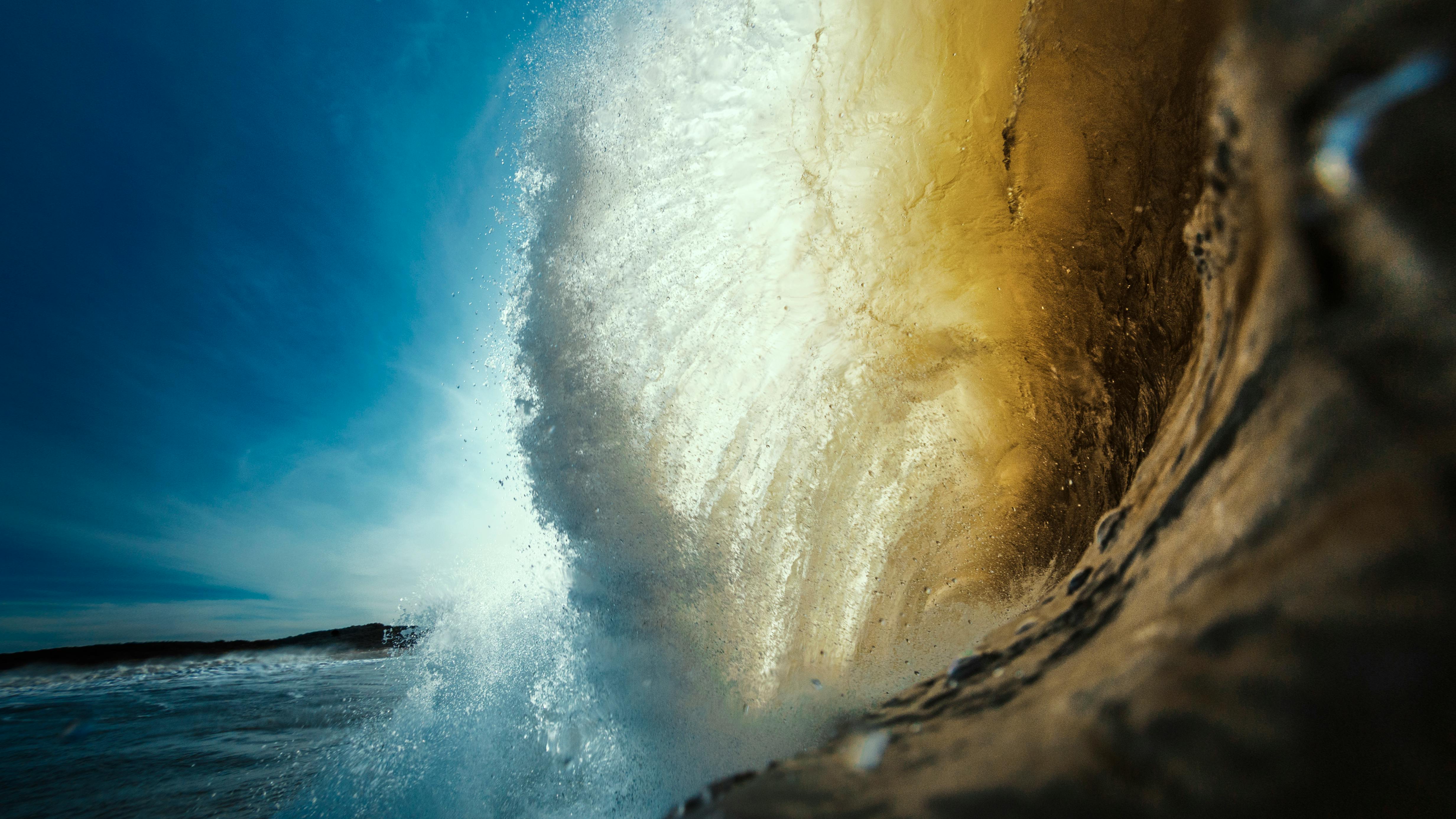 Hình ảnh Sóng Biển Cận Cảnh Hình ảnh Làn Sóng Lớn Trên Nền Xanh | Nền JPG  Tải xuống miễn phí - Pikbest