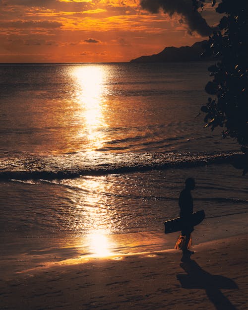 Man Standing on Shore