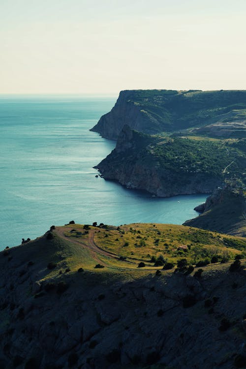 Cliffs on Sea Shore