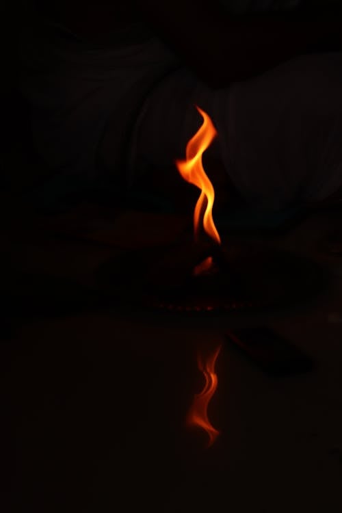 Foto profissional grátis de chama, escuro, fogo