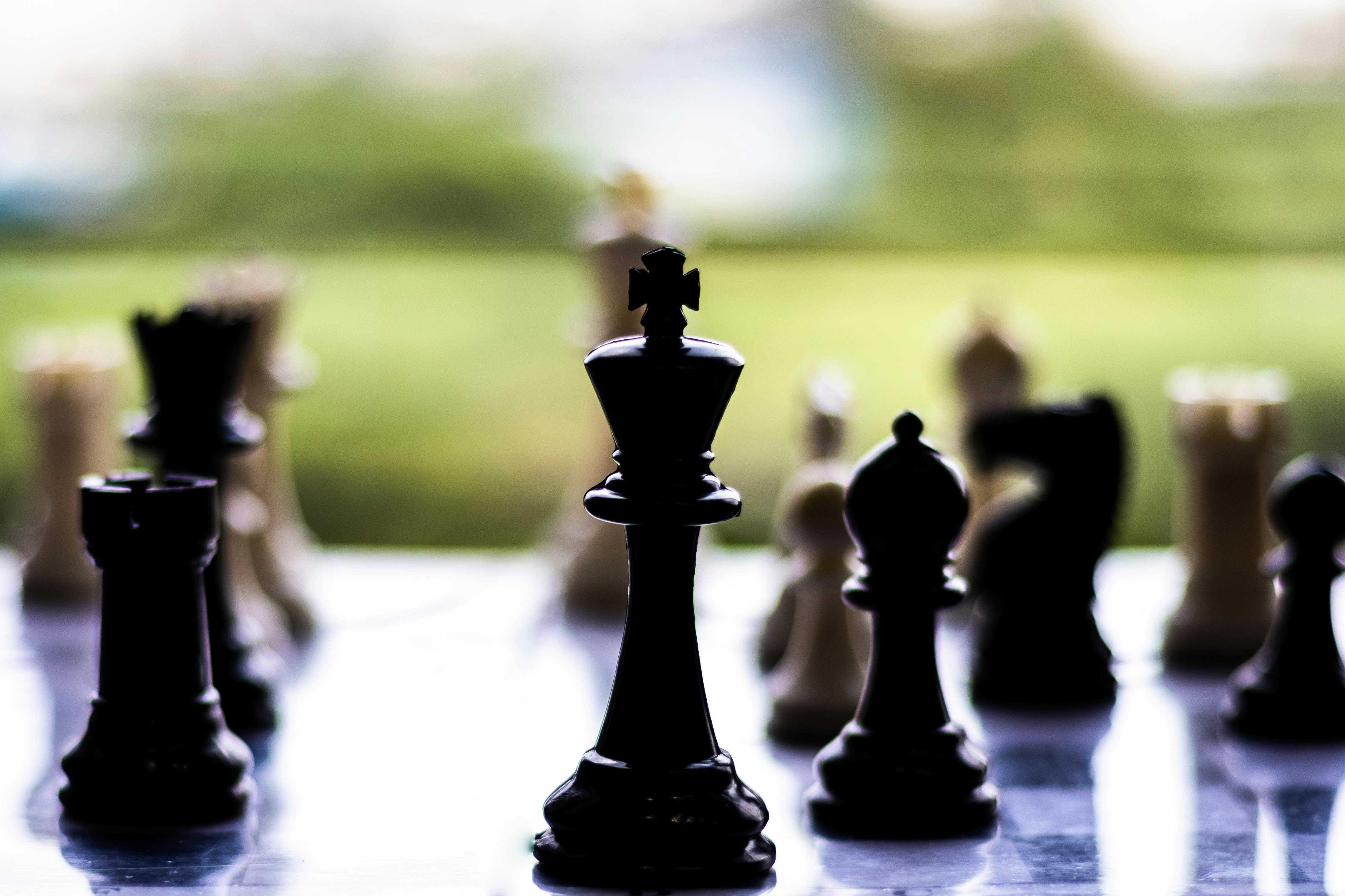 Thoughtful chess master stock photo. Image of pieces, intellect - 8519806