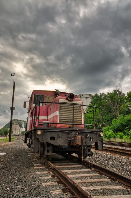 A Train on a Train Track · Free Stock Photo