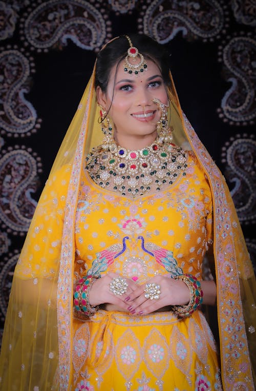 Woman in Yellow Sari