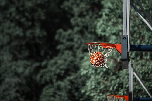 Basket potası, Basketbol, kapatmak içeren Ücretsiz stok fotoğraf