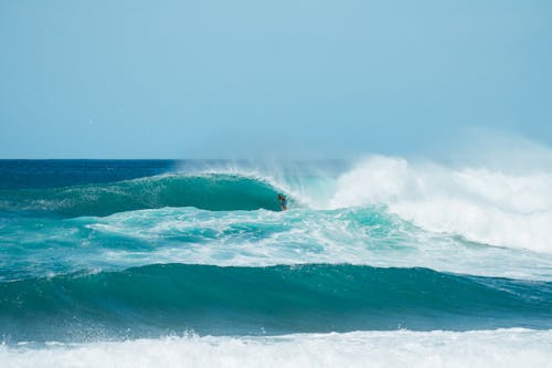 Gratis stockfoto met blauwgroen, golven, oceaan