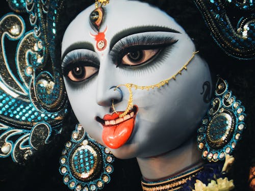 hindu goddess kali face wallpaper