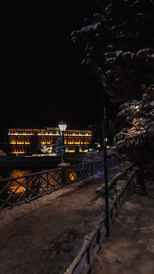 Free stock photo of christmas, nightime, snowdrift