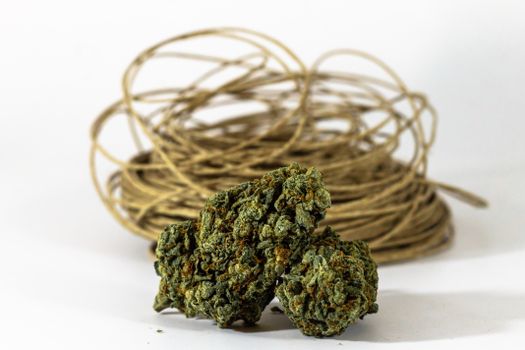 hemp flower drying